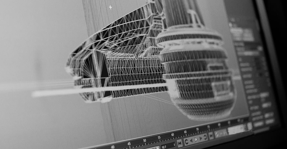 3D image of an EGO tool on a computer screen
